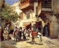 北アフリカの市場 アラビア語 フレデリック・アーサー・ブリッジマン